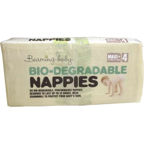 Beaming Baby Bio-Degradable Nappies Maxi Plus 34