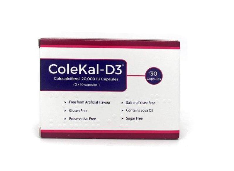 Colekal-D3 20000iu Capsules
