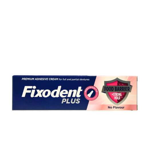 Fixodent Plus Foodseal No Flavour 40g