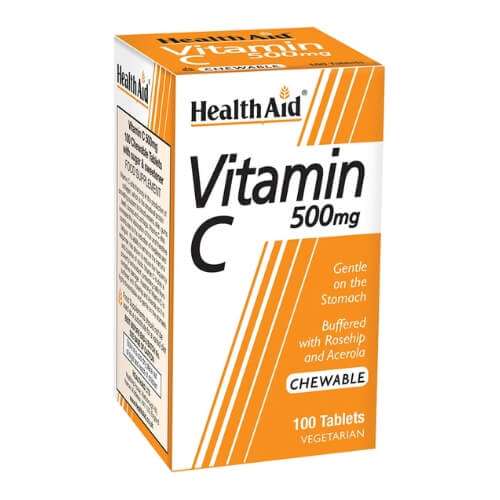 HealthAid Vitamin C 500mg 100 Tablets