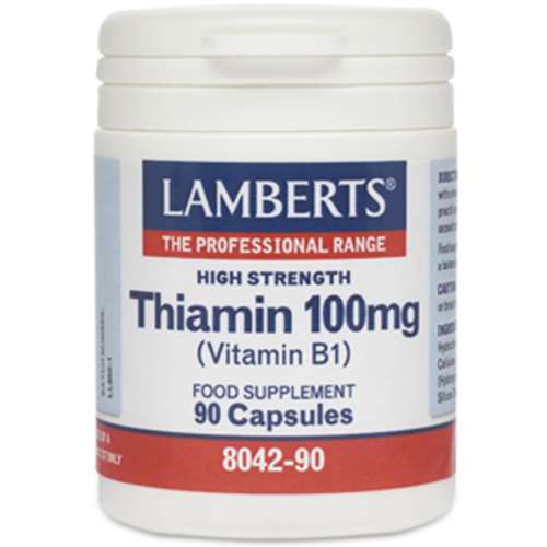 Lamberts Thiamin 100mg (Vitamin B-1) 90 capsules