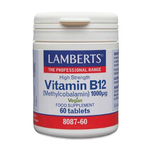 Lamberts Vitamin B-12 1000mcg 60 tablets