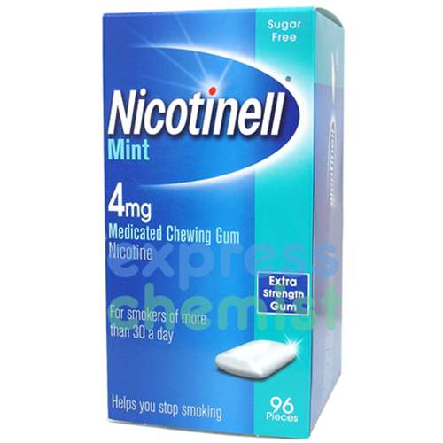 Nicotinell MINT Chewing Gum Strong 4mg 96 pieces