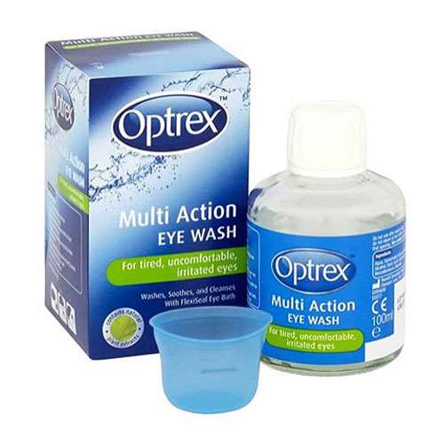Optrex Eye Wash 100ml With Eye Bath