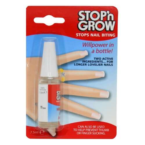 Stop 'n Grow Stops Nail Biting