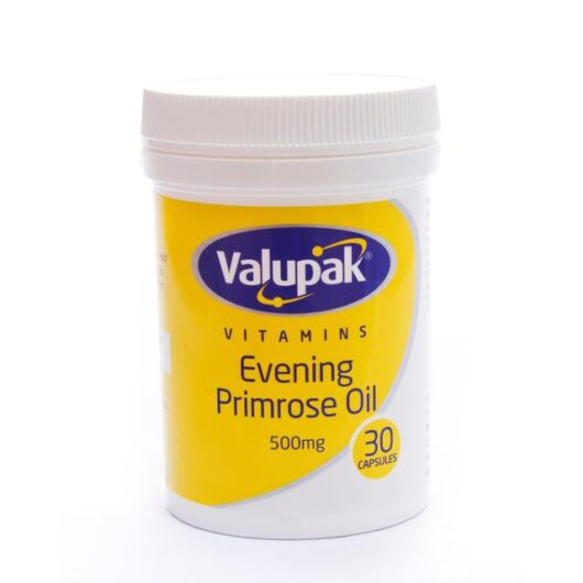 Valupak Evening Primrose Oil 500mg 30 Capsules