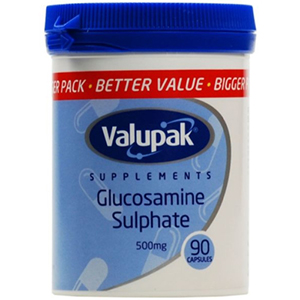 Valupak Glucosamine Sulphate 500mg 90 Capsules