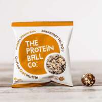 Vegan Protein Balls - A Delicious, Healthy Treat, Coffee Oat Muffin - Breakfast-To-Go / Box of 10