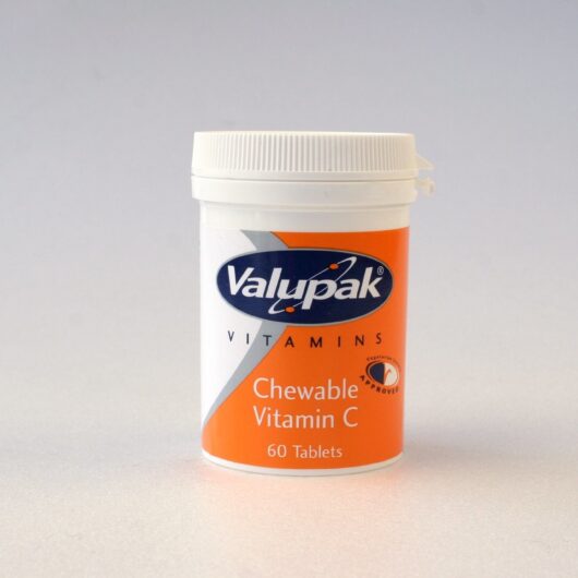 Valupak Vitamin C 80mg 60 tablets