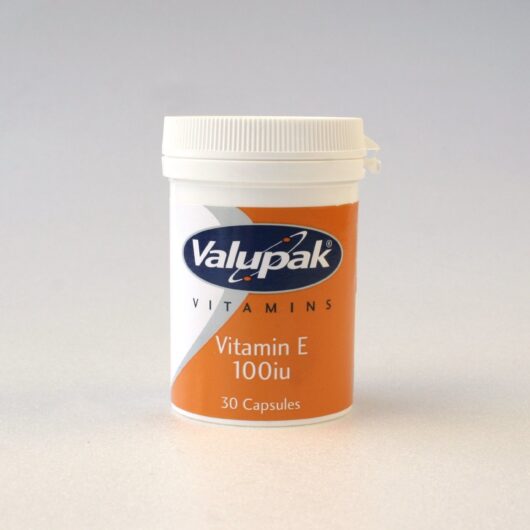 Valupak Vitamin E 100iU 30 Capsules