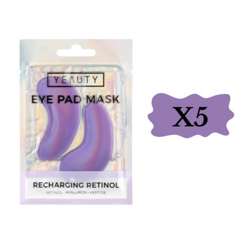 Yeauty Recharging Retinol Eye Pad Mask - 5 Packs