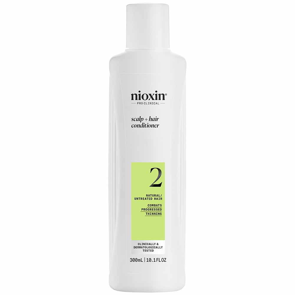 Nioxin System 2 Scalp + Hair Thickening Conditioner for Natural Hair with Progressed Thinning 300ml