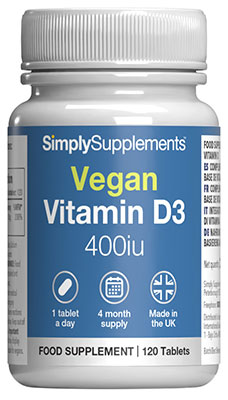 Vegan D3 400iu (120 Tablets)