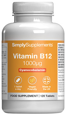 Vitamin B12 1000mcg (120 Tablets)