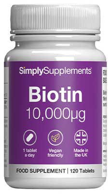 Biotin 10000mcg (120 Tablets)