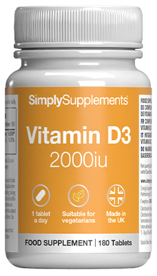 Vitamin D3 2000iu (180 Tablets)