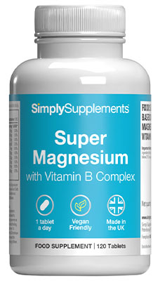 Super Magnesium 250mg Vitamin B Complex (120 Tablets)