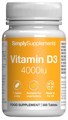 Vitamin D3 4000iu (360 Tablets)