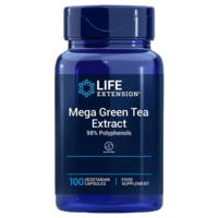 Mega Green Tea Extract πpe; 100 Veg Capsules πpe; Decaffinated