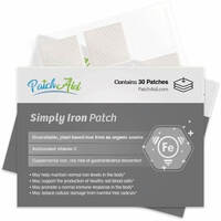 Simply Iron Topical Patch πpe; 30 Patches πpe; PatchAid