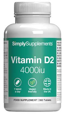 Vitamin D2 4000iu (360 Tablets)
