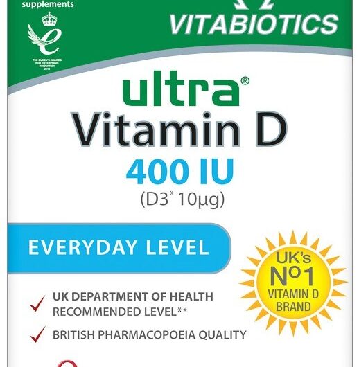 Vitabiotics Ultra Vitamin D 400IU 96 Tablets