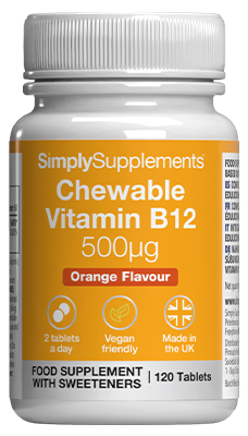 Chewable B12 Tablets (120 Tablets)
