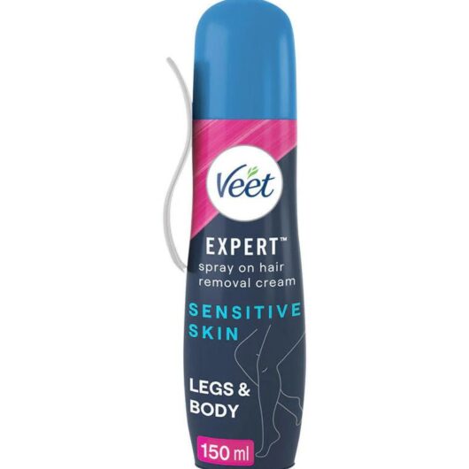 Veet Spray on Hair Removal Cream for Sensitive Skin 150ml