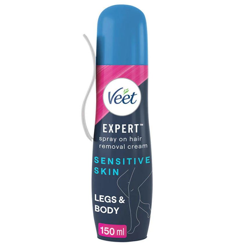 Veet Spray on Hair Removal Cream for Sensitive Skin 150ml