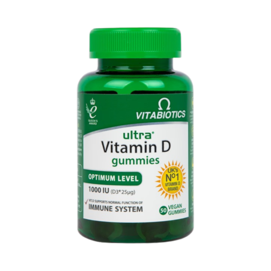 Vitabiotics Ultra Vitamin D3 1000iu 50 Gummies