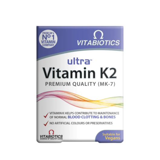 Vitabiotics Ultra Vitamin K2 60 Tablets