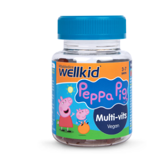 Wellkid Peppa Pig Multi-Vitamin Strawberry Flavour 30 Jellies