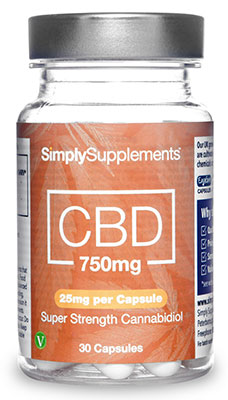 Cbd Capsules 25mg (30 Capsules)