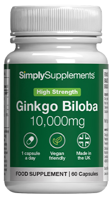 Ginkgo Biloba 10000mg (60 Capsules)