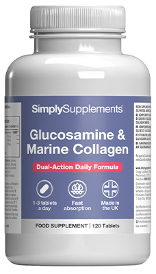 Glucosamine 500mg Marine Collagen 400mg (120 Tablets)