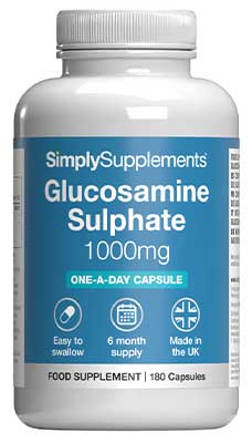 Glucosamine Sulphate 1000mg Capsules (180 Capsules)