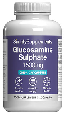 Glucosamine Sulphate 1500mg Capsules (120 Capsules)