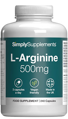 L Arginine 500mg (240 Capsules)