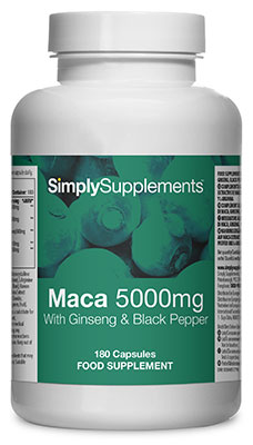 Maca 5000mg (180 Capsules)