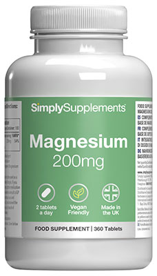 Magnesium 200mg (360 Tablets)