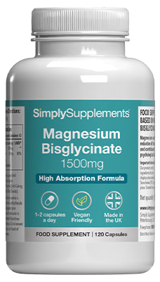 Magnesium Bisglycinate 1500mg (120 Capsules)