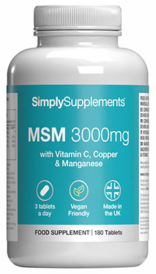 Msm 3000mg (180 Tablets)