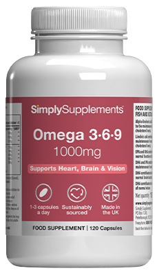 Omega 3 6 9 1000mg (120 Capsules)