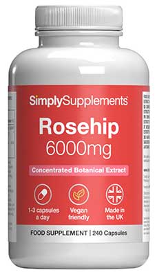 Rosehip 6000mg (240 Capsules)