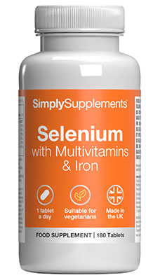 Selenium 220mcg Multivitamins Iron (180 Tablets)