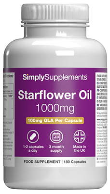 Starflower Oil 1000mg (180 Capsules)