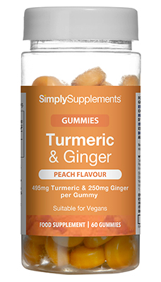 Turmeric Ginger Gummies (60 Gummies)