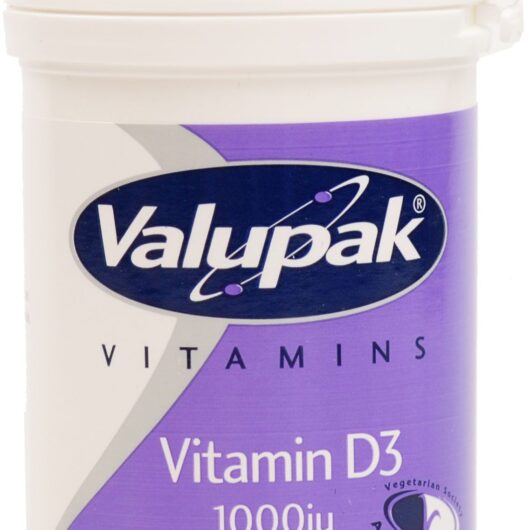 Valupak Vitamin D3 1000iu