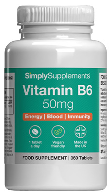 Vitamin B6 100mg (360 Tablets)