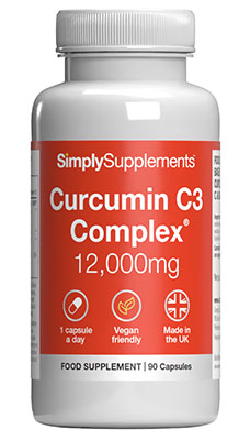 Curcumin 12000mg C3 Complex (90 Capsules)